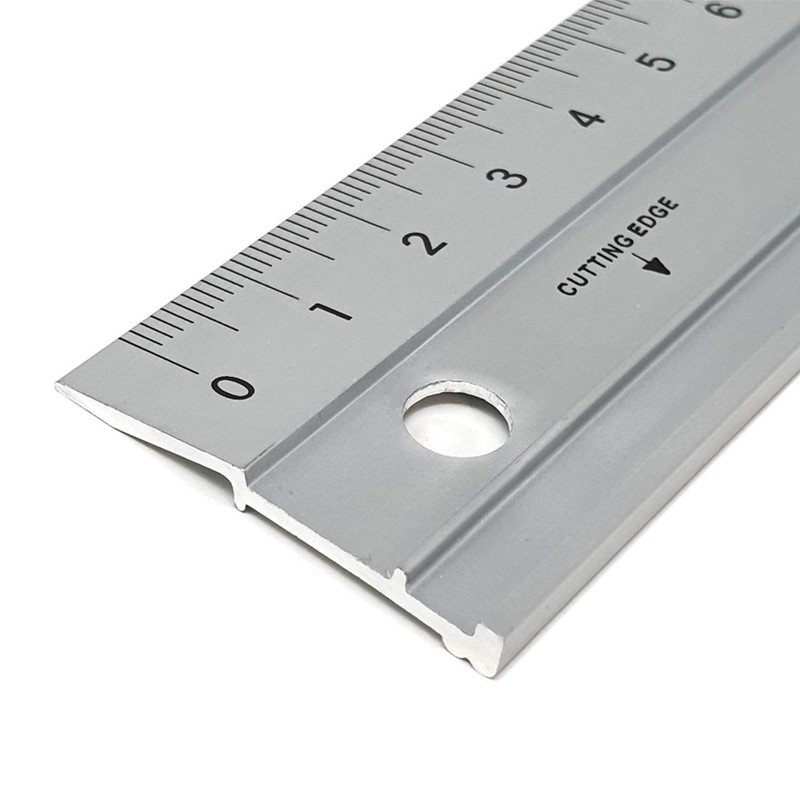 Artway Aluminium Rule with Cutting Edge - 30cm, Silver