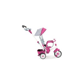 HomeStock 4-in-1 Trike - Convertible Ride-On Trike for Toddlers - Pink Adjustable Trike