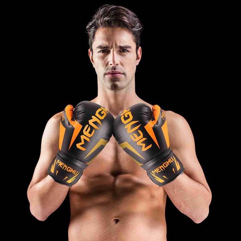 Boxing Gloves Breathable Ergonomic Adult Boxing Sparring Training Gloves with