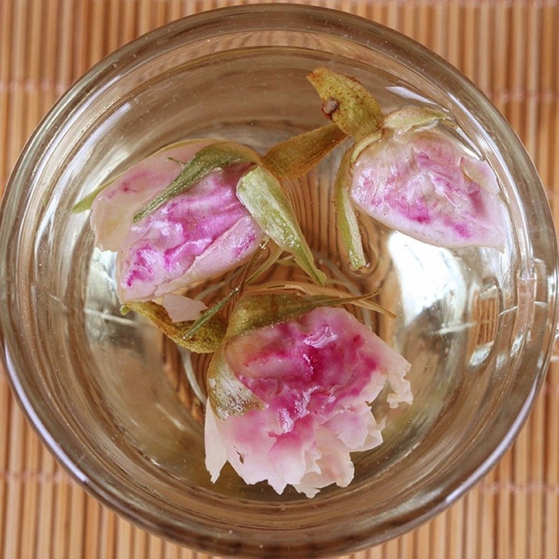 TooGet Natural Pink Rose Buds Scented Rose Petals Real Dry