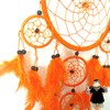 Smart Hippo Orange Dream Catcher Black Beads Orange Webbing