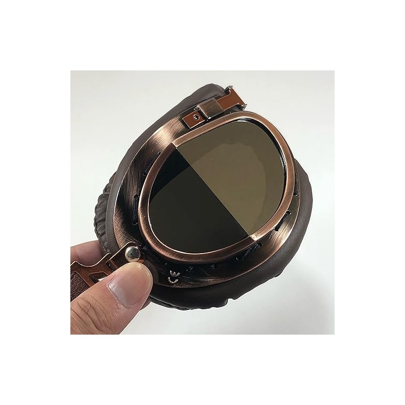 Librass Motorcycle Goggles, Pilot Goggles, Flight Goggles, Sunglasses, Glasses, Steampunk