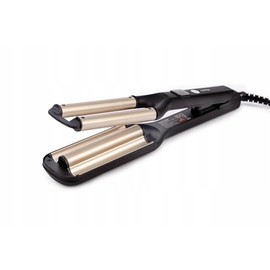 Huslog Multifunktions-Lockenstab für Wellen und Locken, 100 W, Schwarz-Gold