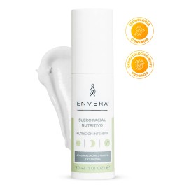 Suero Facial Nutritivo 50 ml | Serum Facial Ligero de Rápida Absorción con Antioxidantes Vitamina E y Aguacate ENVERA