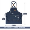 RUVANTI Work Aprons for Men, Oil & Water Repellent, PolyCotton