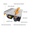Hoteche 7-Inch Wet Tile Saw - 5A Motor Adjustable Cutting