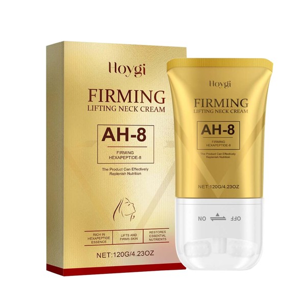 AH-8 Firming Neck Cream, Neck Massager Firmings Cream, Enthält Hexapeptid,