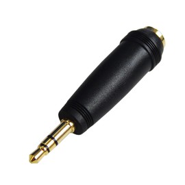 2.5mm Stereo Ultra Mini Jack to 3.5mm Stereo Mini Plug Converter Plug 2.5mm 3 Poles (Female) to 3.5mm 3 Poles (Male) Converter Adapter Gold Plated PLG-N7707GD