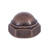 B&P Lamp Antique Brass Cap Nut 8/32