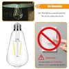 winsaLED 4000K Cool White LED Edison Bulbs 25W Equivalent, Low