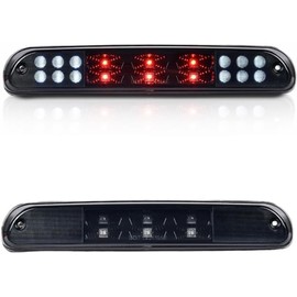 DOTCOM LED 3rd Third Brake Light,Compatible with 1999-2016 Ford F250 F350 F450 F550 Super Duty/Fit 1995-2003 Ford Ranger,Third High Mount Stop Lamp Tail Cargo Lamp,Smoky Lens Black Housing