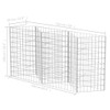 vidaXL Gabion Basket 47.2"x11.8"x39.4" Patio Planter Raised Vegetable Bed