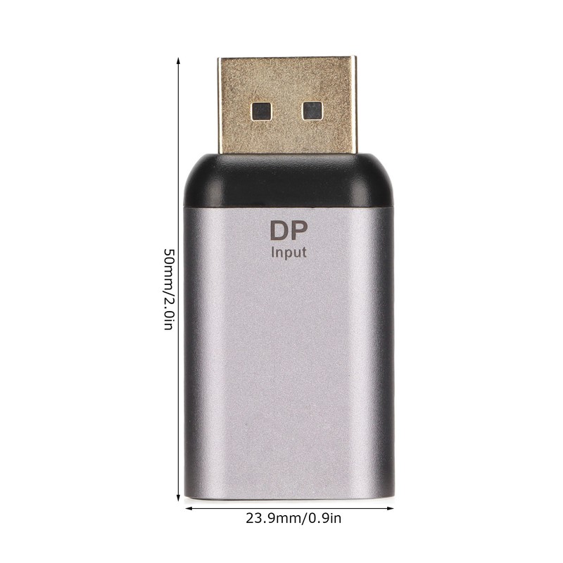 DP DisplayPort Input Male to HD Sink Output Female Displays