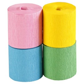 Clairefontaine Crepe Paper, Multi-Colour, 5 cm x 10 m