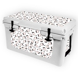 MightySkins (Cooler Not Included) Skin Compatible with RTIC 45 Cooler (2017 Model) - Raining Cats | Protective, Durable, and Unique Vinyl Decal wrap Cover | Easy to Apply | Made in The USA