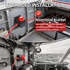 Battery Disconnect Switch with Aluminum Mounting Bracket, 12V-48V Waterproof Marine
