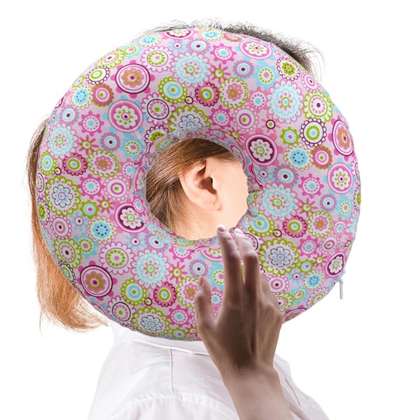 SPORWAY Doughnut Pillow: Pillow with Hole, Neck Pillow for Side