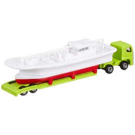 Takara Tomy Tomica Long Type Tomica No. 150 Mitsubishi Fuso Super Great Fishing Boat Transportation Car Mini Car Toy 3 Years and Up Boxed, Toy Safety Standard Passed ST Mark Certified