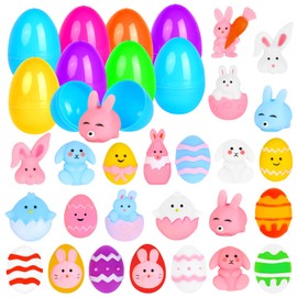 SULOLI Easter Hunt Kit,24PCS Easter Egg Hunt Toys Easter Fidget Toys Mini Toys for Easter Egg Hunt Easter Egg Fillers for Kids Class Easter Gifts