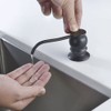 Brass Kitchen Soap Dispenser, Oil Rubbed Bronze in Sink Liquid