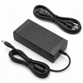 CSGLWDP 24V 7.5A Power Supply Adapter 100~240V AC to DC 24 Volt 7.5Amp 180W Power Converter 7.5A 7A 6.5A 6A Low Voltage Transformer 5.5x2.5mm for LED Light CCTV Camera LCD Monitor