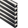 6PACK 1M Led Aluminum Profile, 10x10mm U Type Aluminum Channel