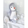 MON AMI Pebble The Penguin with Baby Stuffed Animal |