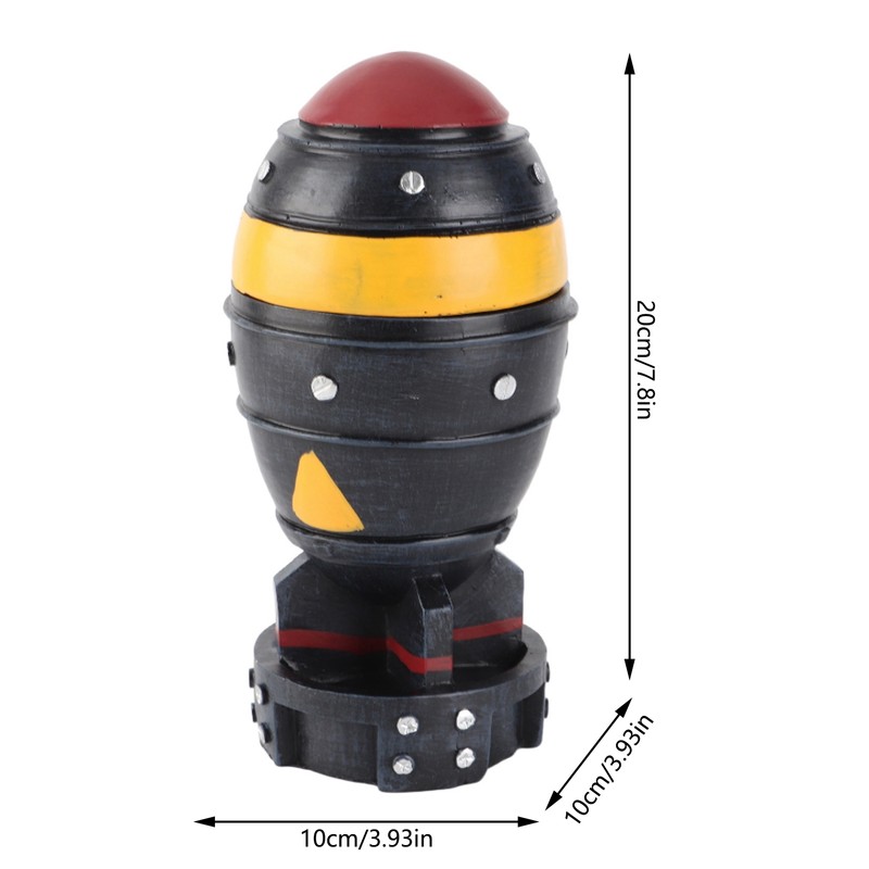 Bomb Storage Box Retro Decorative 3D Resin Craft Model Mini