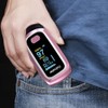 Pulse Oximeter, oximetro, Fingertip Pulse Oximeter pink