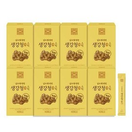 Shinsegae Live Shopping 김소형원방 생강청 스틱 8박스(10g x 80포)(m) Kim So-hyung Wonbang Ginger Syrup Sticks 8 Boxes (10g x 80 Packs) (m)