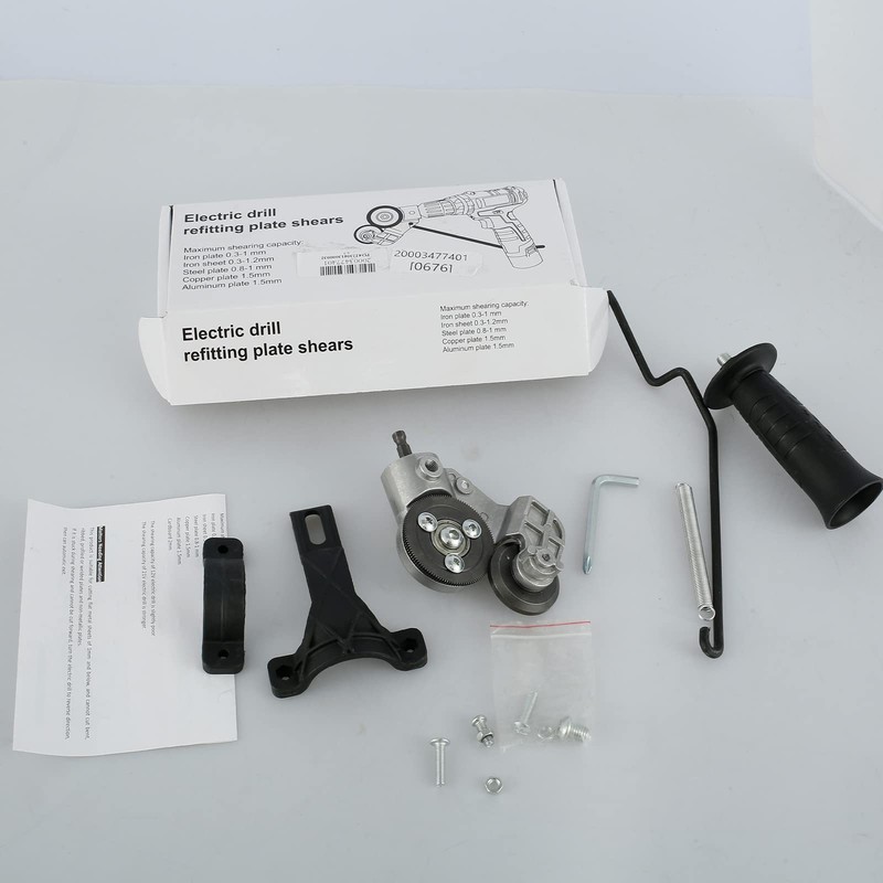 Electric Drill Plate Cutter Wear Resistant Metal Sheet Cutter Precise