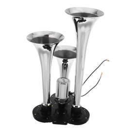 Mobestech Heavy Duty Truck Horns Train Horn Sound for Marine Use Easy Install Kit 12v/24v