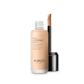 KIKO Milano Full Coverage 2-in-1 Foundation & Concealer 39 N10, 2-in-1 Foundation with Concealer, High Coverage