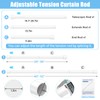 AIZESI AIZESI 1pcs Tension Curtain Rod Spring Tension Rods for