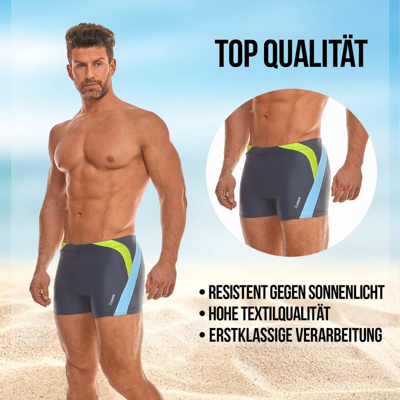 Zagano Men's Swimming Trunks - Swimming Trunks Men's Swimming Trunks