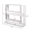 UHAPEER Spice Rack Rotating Plastic Extendable Kitchen Bathroom Counter