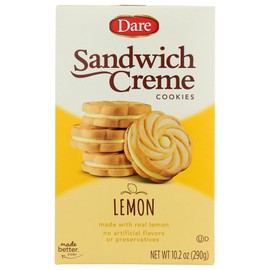 Dare Cookie Lemon Creme, 10.2 oz