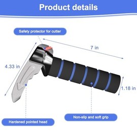 2 Packs Car Door Handle Assist for Elderly,Car Handle Assist,Car Assistant Support Handle, Vehicle Handle Insert Door Latch Grab Cane for Getting in and Out of Car