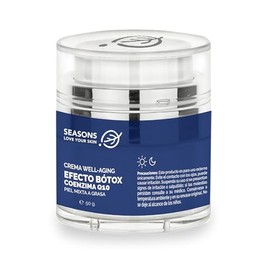 Crema Facial Well Aging| Coenzima Q10 y Ácido Hialurónico | 50 g | Reafirma, hidrata y suaviza líneas de expresión | Uso diario