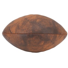 Cerlingwee PU Football, Vintage Football für Spiele Matches Handgefertigte Lederball für Erwachsene Extra Grip Fooths Gewicht