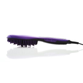 Fusion Ceramic Hair Straightening Brush in Purple