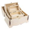 Ideen mit Herz Wooden Treasure Chests with Metal Clasp, Various