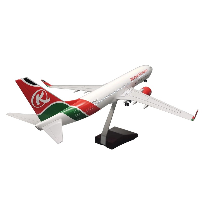 ANDSYYDS 1:85 Scale B737 Airplane Model with Kenya-Inspired Livery –