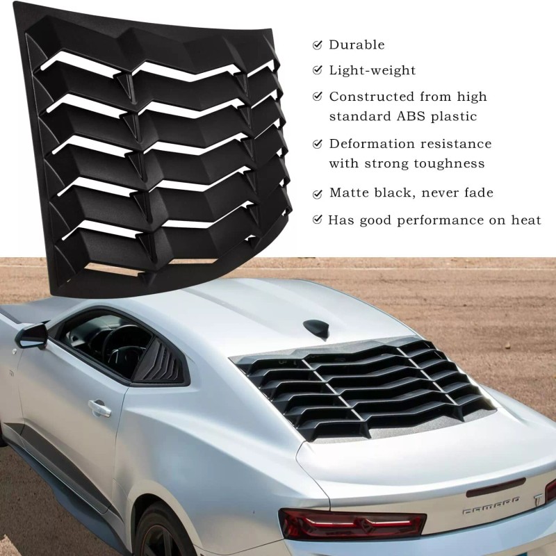 Bonbo Rear & Side Window Louvers Cover For 10-15 2011