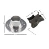 Moultrie Metal Spinner Plate & Funnel Kit | Powder-Coated Metal