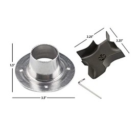 Moultrie Metal Spinner Plate & Funnel Kit | Powder-Coated Metal | 4 outlets