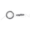 (5000 pcs) #6, Helical Spring Lock Washers, High Collar, Steel
