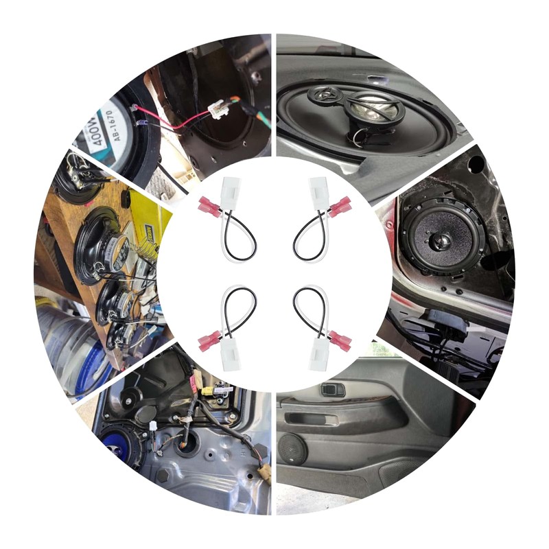 CBR 4 Pack Speaker Harness Compatible with Jeep Dodge Chrysler