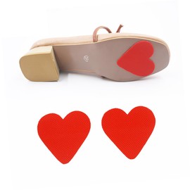 PACKOVE 2Pcs Non Slip High Heel Half Mat for Women Durable Sandal Inserts with Loving Heart Design Lightweight Foot Cushions for Comfortable Wear