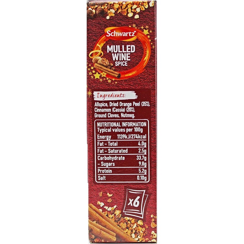 Schwartz Mulled Wine Carton 18g - Pack of 2